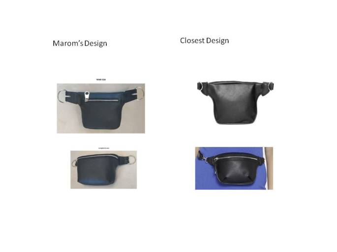 the unique design feature of Marom's Bumbag